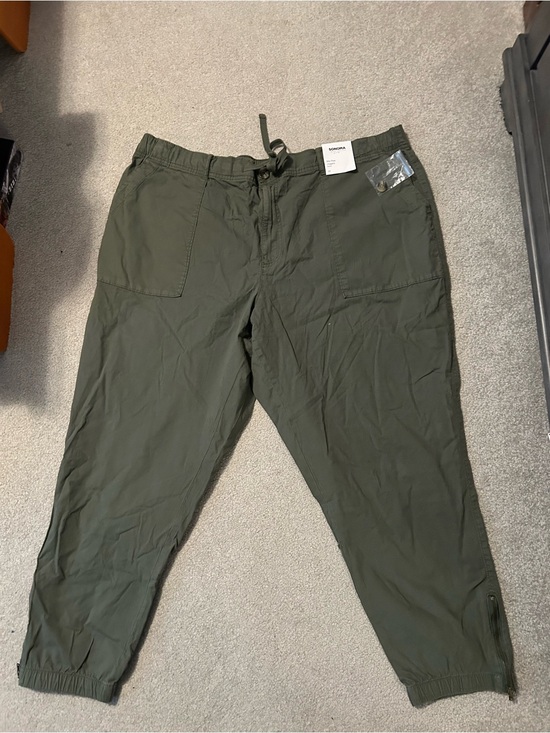 Sonoma Pants - Sonoma Plus Size Olive Green Jogger Pants